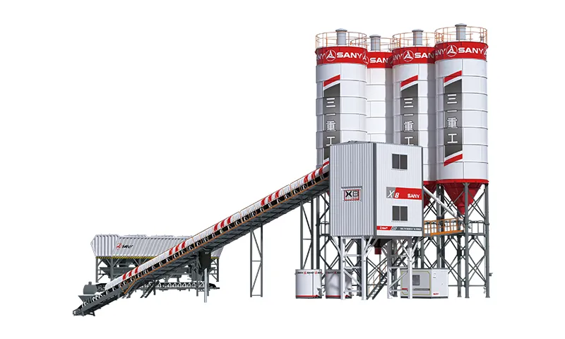 Compacted Inclined Belt Batching Plant Compacted Inclined Belt Batching Plant